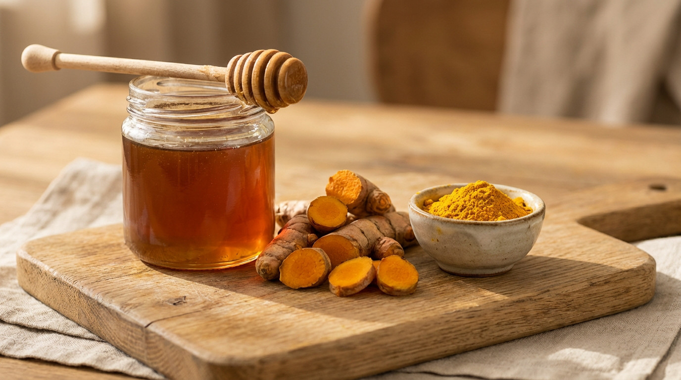 Miel et curcuma : bienfaits du puissant "Miel d'Or"
